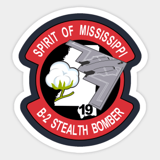 B-2 Stealth Bomber - Mississippi Sticker